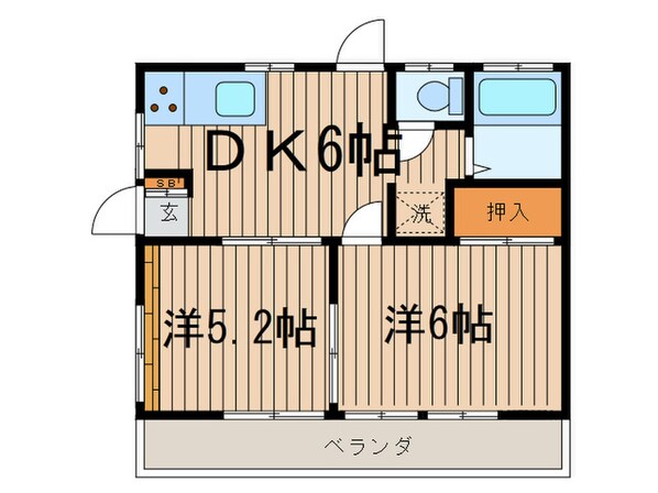 サンコ－ポ　の物件間取画像